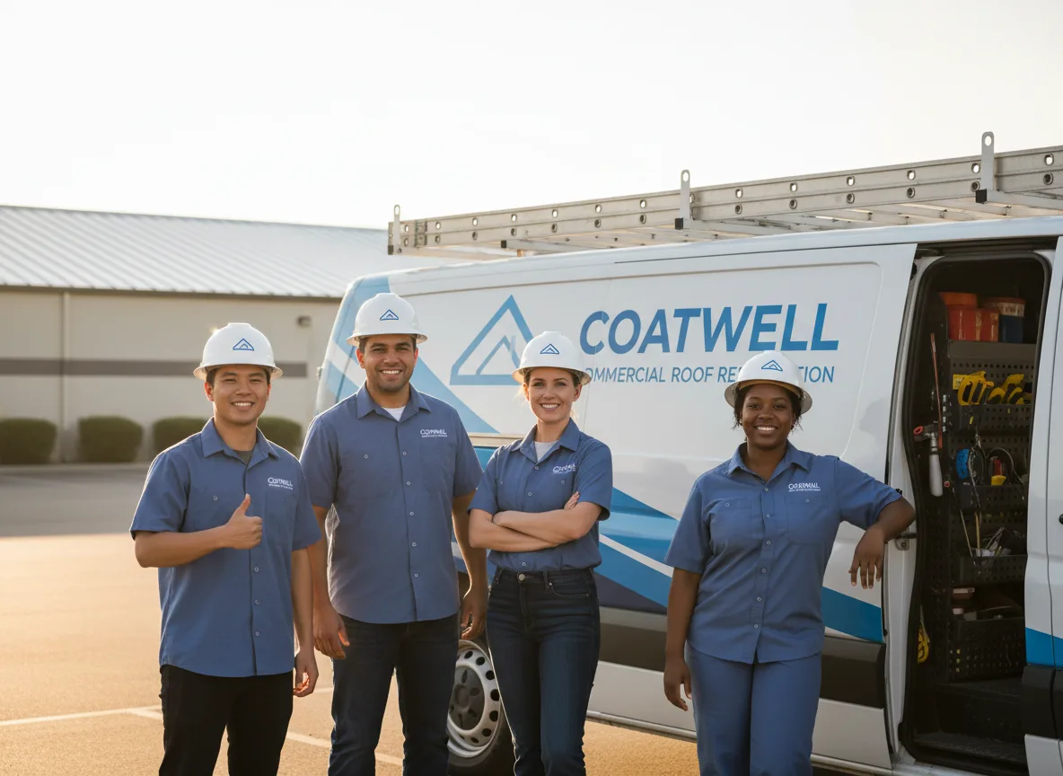 Commercial roof coating company in Whitney, PA